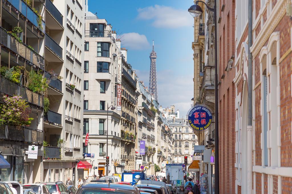 Hotel Yllen Eiffel Paris Exteriör bild